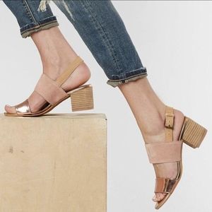 Tom's Poppy Rose Gold Sandal